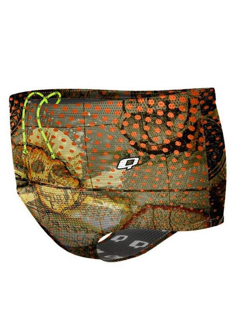 Q Swimwear There Be Monsters Drag Shorts Side 1