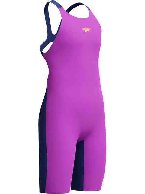 Speedo Fastskin Junior Endurance+ Max Kneeskin - Neon Jelly/Noble Navy
