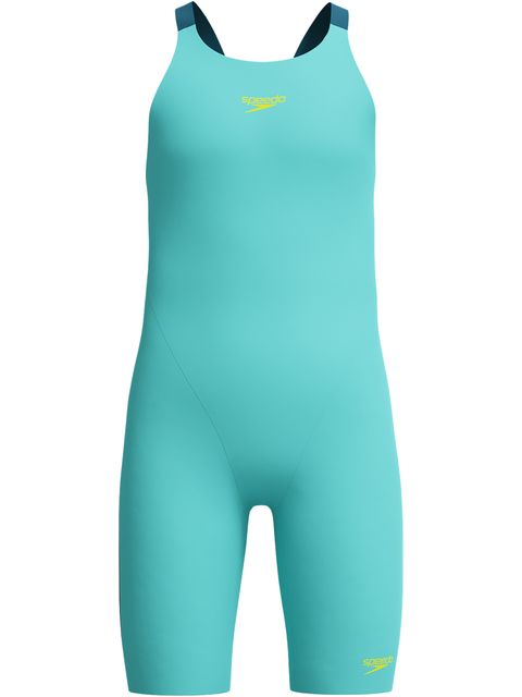 Speedo Fastskin Junior Endurance+ Max Openback Kneeskin - Arctic Glass