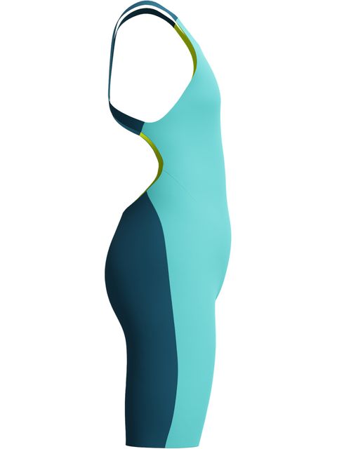 Speedo Fastskin Junior Endurance+ Max Openback Kneeskin - Arctic Glass