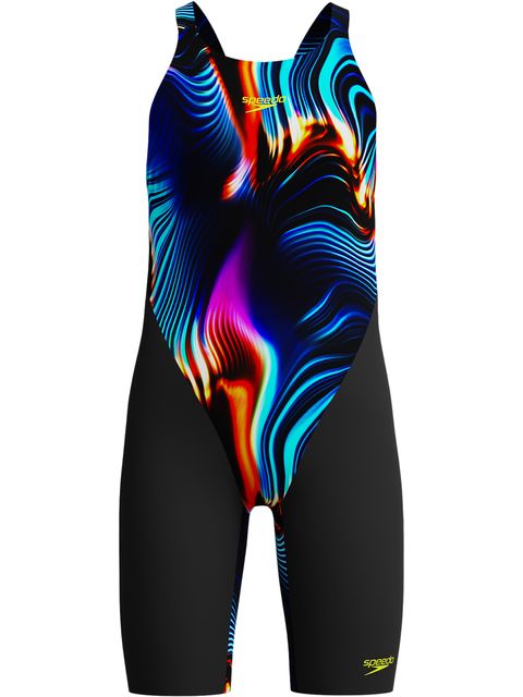 Speedo Fastskin Junior Endurance+ Max Openback Kneeskin - Lava Blur