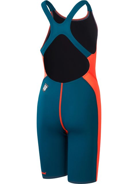 Speedo Fastskin Junior Endurance+ Max Openback Kneeskin - Red/Teal