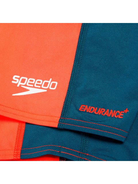 Speedo Fastskin Junior Endurance+ Max Openback Kneeskin - Red/Teal
