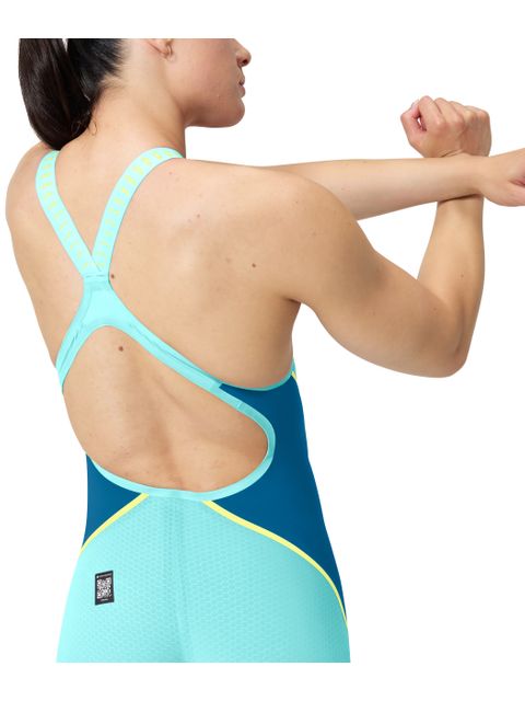 Speedo Fastskin LZR Pure Intent 2.0 Openback Kneeskin - Arctic Glass