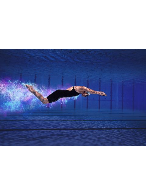 Speedo Fastskin LZR Pure Intent 2.0 Openback Kneeskin - Black/Iridescent