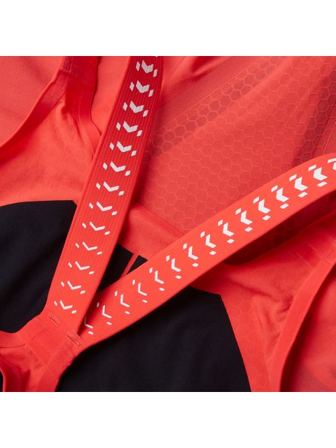 Speedo Fastskin LZR Pure Intent 2.0 Openback Kneeskin - Red/Blue/Snow