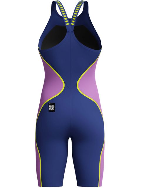 Speedo Fastskin LZR Intent 2.0 Closedback Kneeskin - Navy/Jelly/Yellow