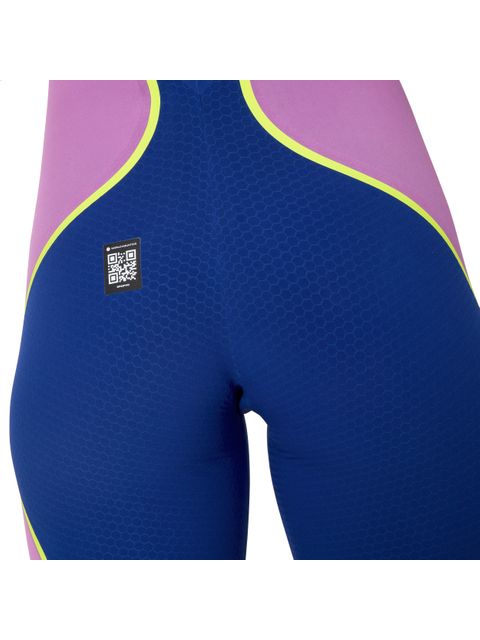 Speedo Fastskin LZR Intent 2.0 Closedback Kneeskin - Navy/Jelly/Yellow