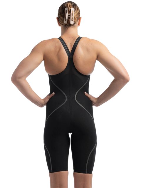 Speedo Fastskin LZR Pure Intent 2.0 Closedback Kneeskin - Black/Iridescent