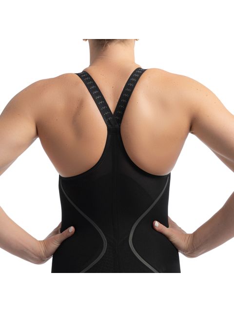 Speedo Fastskin LZR Pure Intent 2.0 Closedback Kneeskin - Black/Iridescent