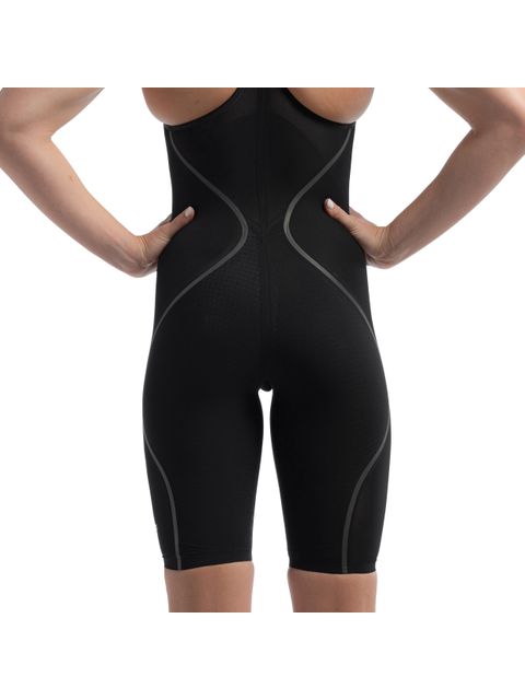 Speedo Fastskin LZR Pure Intent 2.0 Closedback Kneeskin - Black/Iridescent