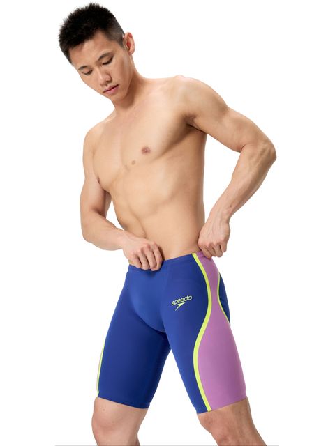 Speedo Fastskin LZR Intent 2.0 Jammers - Navy/Jelly/Yellow