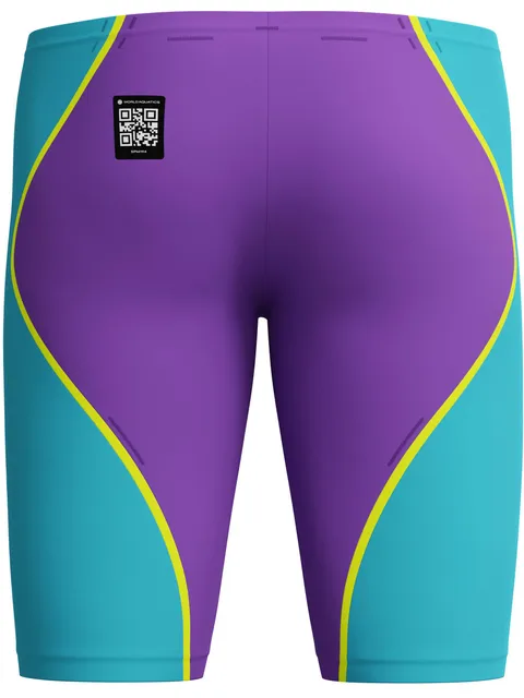 Speedo Fastskin LZR Intent 2.0 Jammers - Grape/Blue/Yellow