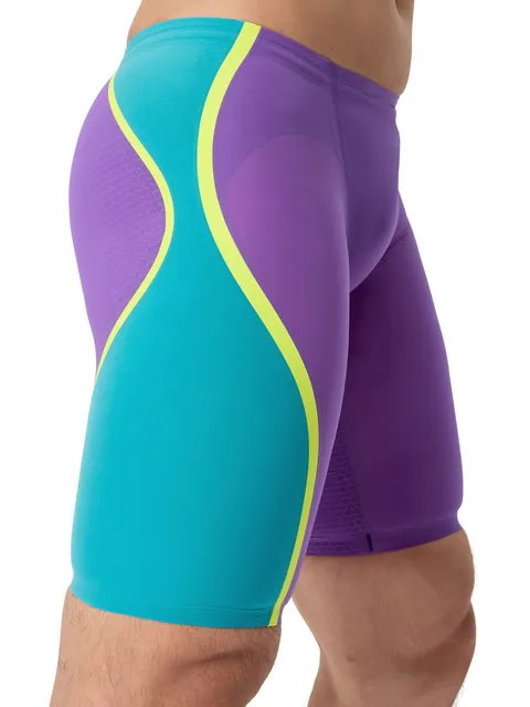 Speedo Fastskin LZR Intent 2.0 Jammers - Grape/Blue/Yellow