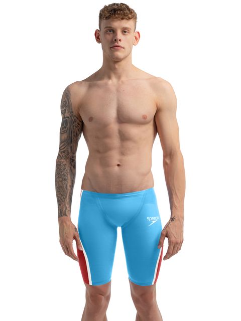 Speedo Fastskin LZR Pure Intent 2.0 Jammers - Blue/Red/Snow