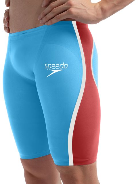Speedo Fastskin LZR Pure Intent 2.0 Jammers - Blue/Red/Snow