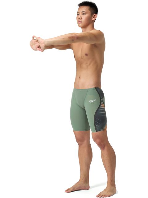 Speedo Fastskin LZR Pure Intent 2.0 Jammers - Green/Nectarine/Iridescent