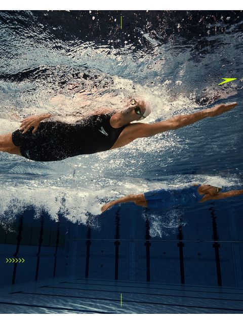 Speedo Fastskin LZR Pure Valor 2.0 Openback Kneeskin - Black