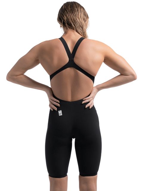 Speedo Fastskin LZR Pure Valor 2.0 Openback Kneeskin - Black