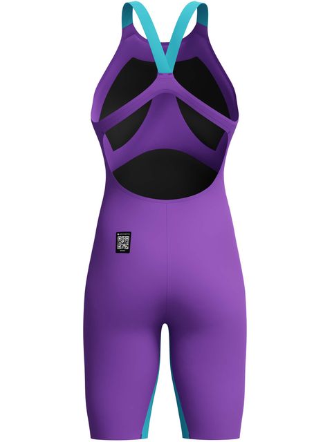 Speedo Fastskin LZR Valor 2.0 Openback Kneeskin - Grape/Blue