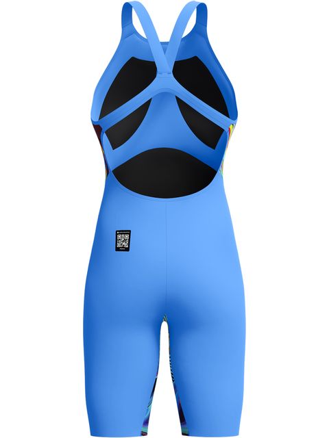 Speedo Fastskin LZR Pure Valor 2.0 Openback Kneeskin - Molten Blur/Cobalt