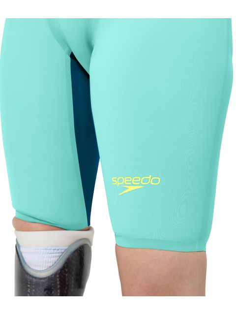 Speedo Fastskin LZR Pure Valor 2.0 Openback Kneeskin - Arctic Glass