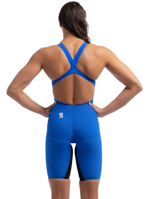 Speedo Fastskin Pure Valor 2.0 Openback Kneeskin - Cobalt Pop/Black