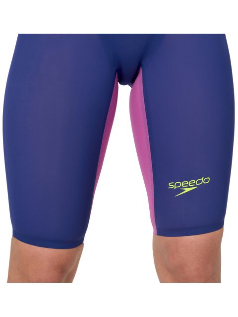 Speedo Fastskin LZR Valor 2.0 Closedback Kneeskin - Navy/Jelly