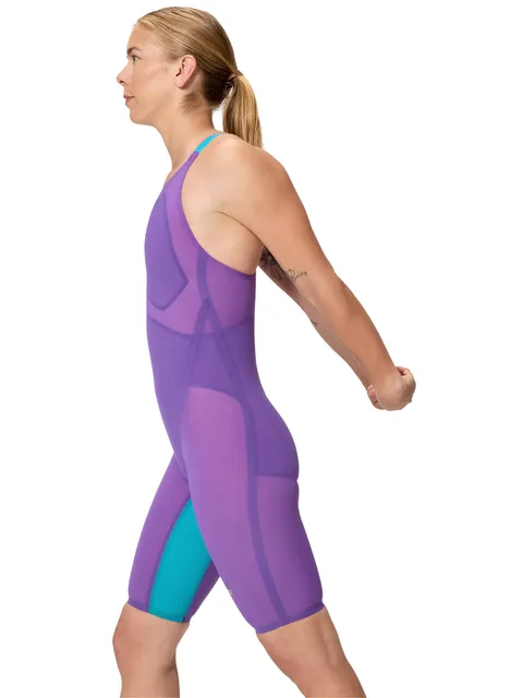 Speedo Fastskin LZR Valor 2.0 Closedback Kneeskin - Grape/Blue