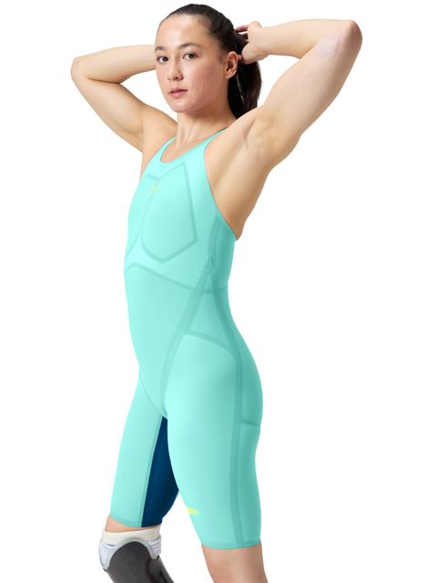 Speedo Fastskin LZR Pure Valor 2.0 Closedback Kneeskin - Arctic Glass