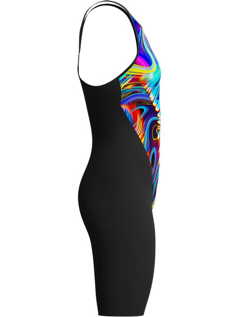 Speedo Fastskin LZR Pure Valor 2.0 Closedback Kneeskin - Black/Molten Blur
