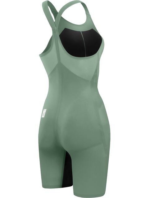 Speedo Fastskin LZR Pure Valor 2.0 Closedback Kneeskin - Country Green/Black