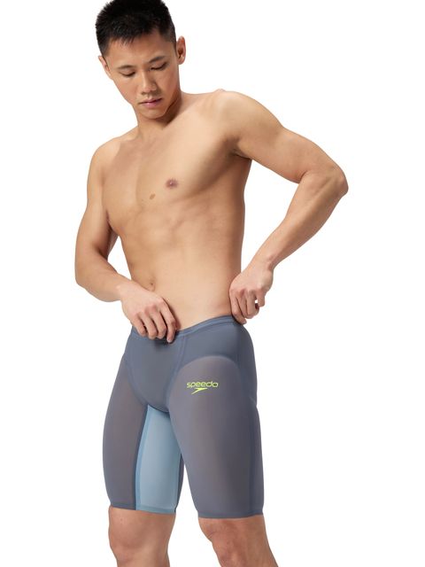 Speedo Fastskin LZR Pure Valor 2.0 Jammers - Grey Lead/Arcadia Blue