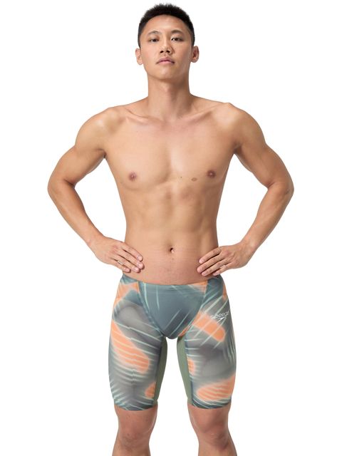 Speedo Fastskin LZR Pure Valor 2.0 Jammers - Green/Nectarine