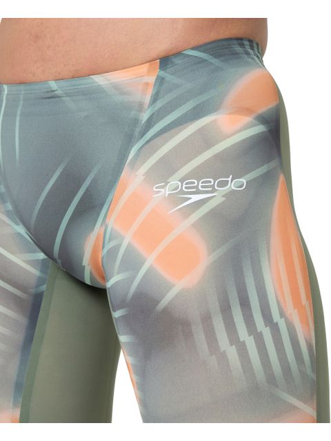 Speedo Fastskin LZR Pure Valor 2.0 Jammers - Green/Nectarine