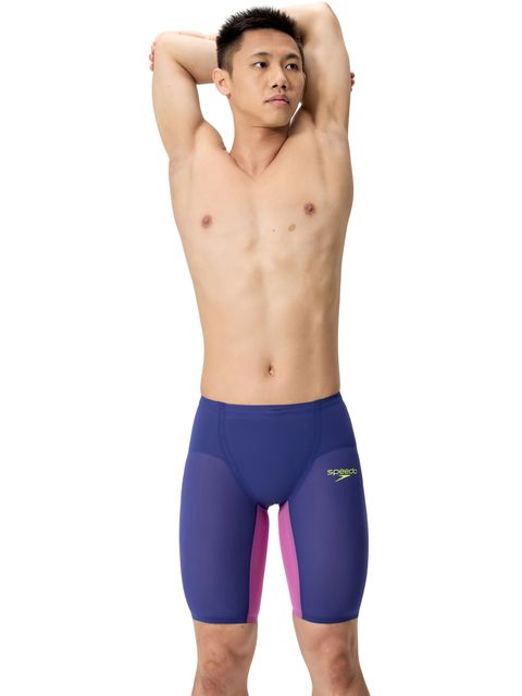 Speedo Fastskin LZR Valor 2.0 High Waisted Jammers - Navy/Jelly