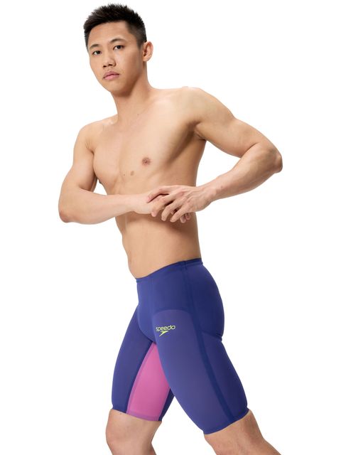 Speedo Fastskin LZR Valor 2.0 High Waisted Jammers - Navy/Jelly