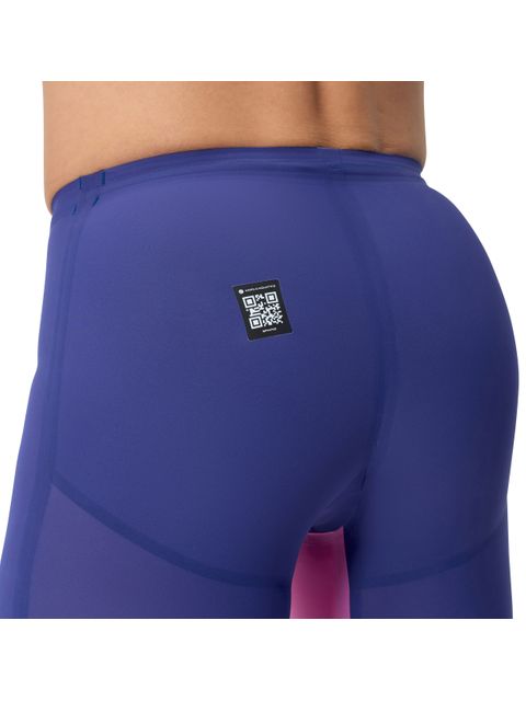 Speedo Fastskin LZR Valor 2.0 High Waisted Jammers - Navy/Jelly