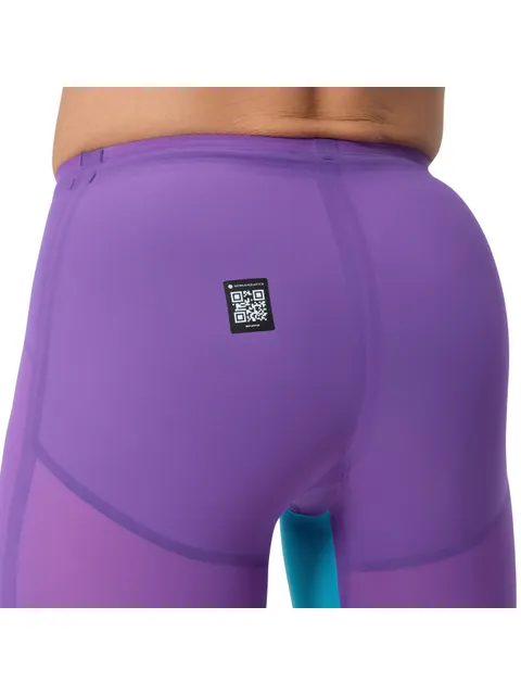 Speedo Fastskin LZR Valor 2.0 High Waisted Jammers - Grape/Blue