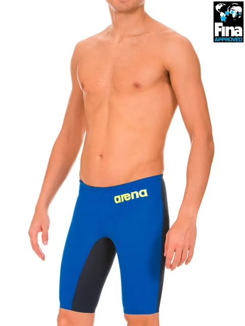 FINA APPROVED Arena Powerskin Carbon Air Jammers Blue | Swimmer.com.au