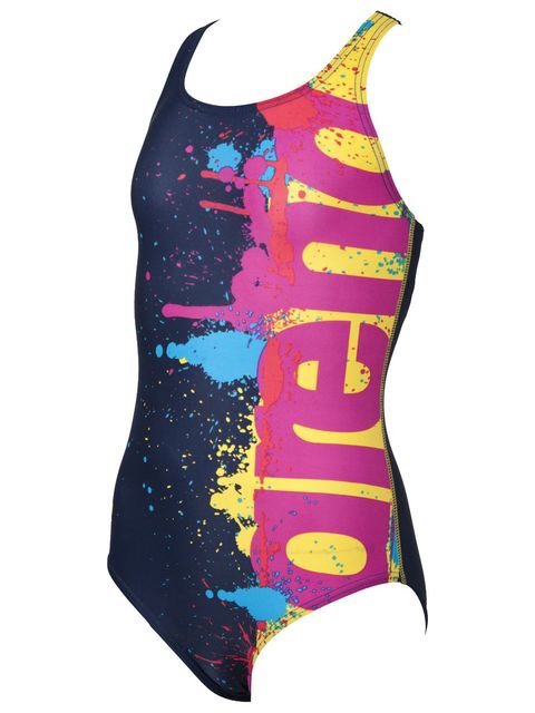 Arena Writer Jr Girls One Piece Front-Side