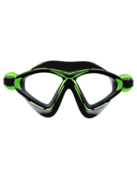 Arena X-Sight Black/Smoke/Lime Goggles Front
