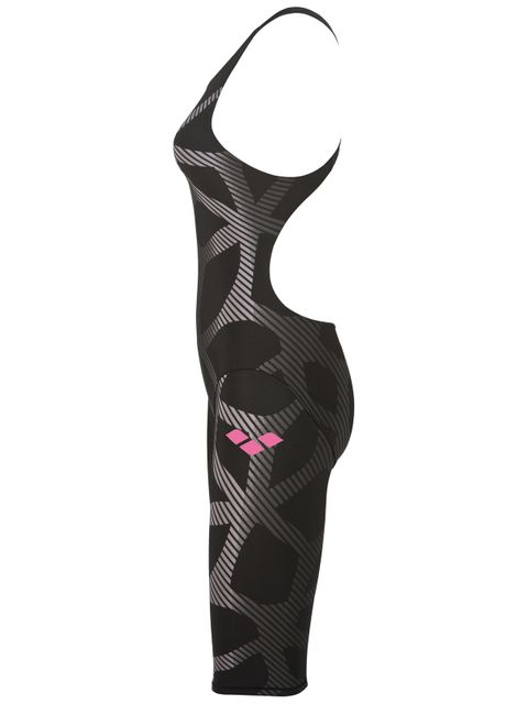 Arena Limited Edition Powerskin ST Black & Grey Kneelength 3