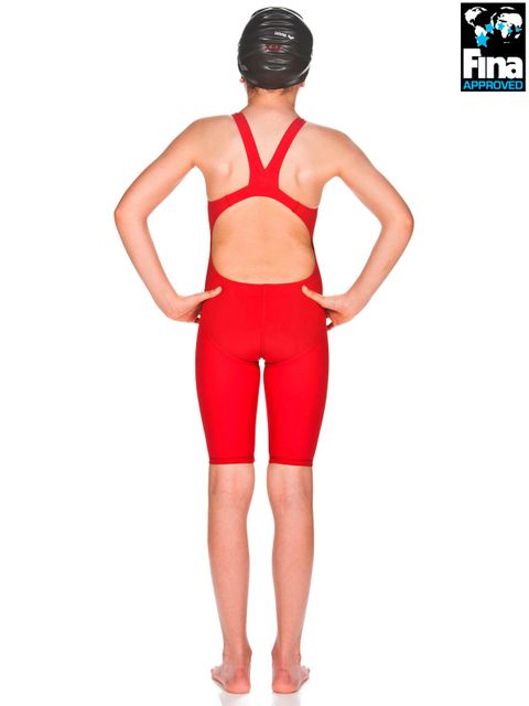 Arena Powerskin ST Junior Red Kneelength