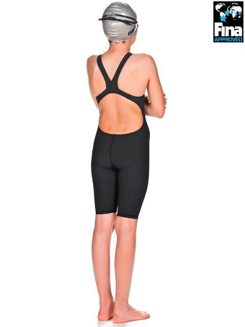 Arena Powerskin ST Junior Black Kneelength