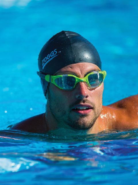 Zoggs Aqua-Flex Titanium Black, Clear & Lime Smoke Lens Goggles 1