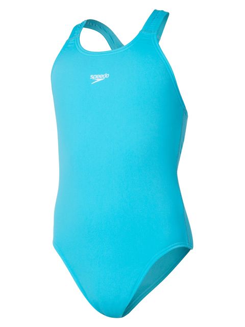 Speedo Endurance Medalist Turquoise Girls One Piece Swimsuit Front