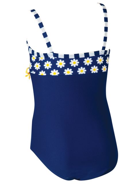 Zoggs Daisy Stripe Toddler Girls One Piece Back