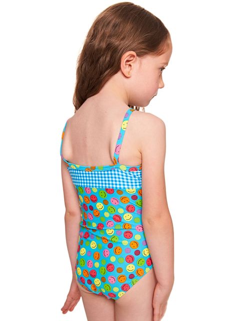 Zoggs Happy Check Toddler Girls One Piece 2
