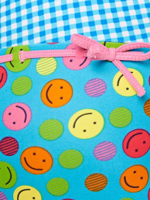 Zoggs Happy Check Toddler Girls One Piece 3